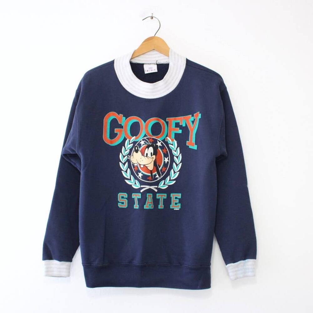 Vintage Walt Disney Goofy State Sweatshirt Large